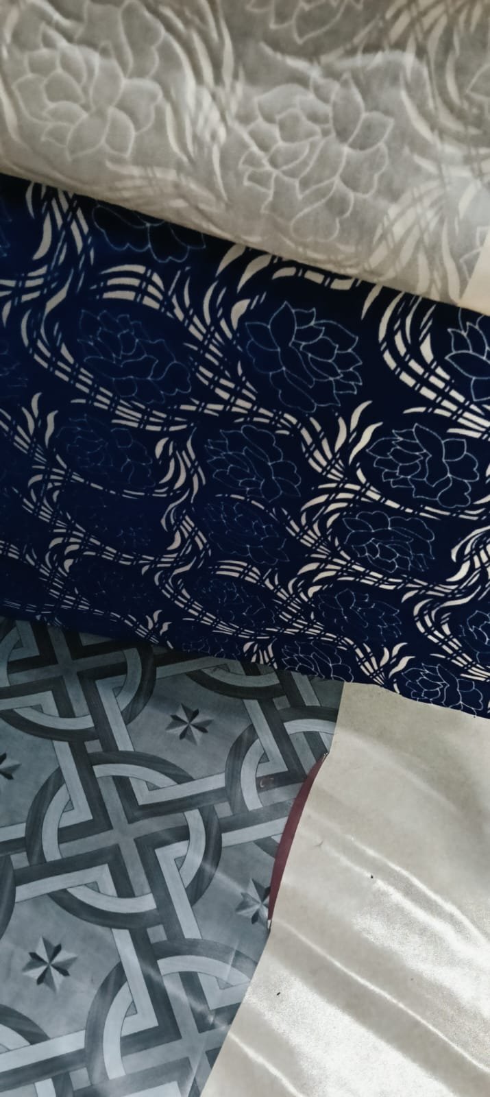 Designer Window Curtain Fabric - Style 5