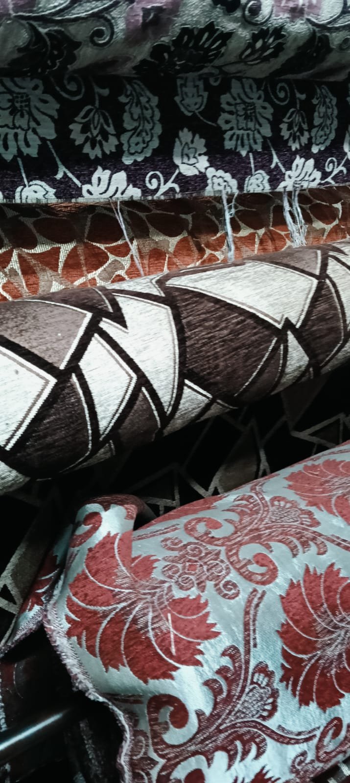Designer Window Curtain Fabric - Style 6