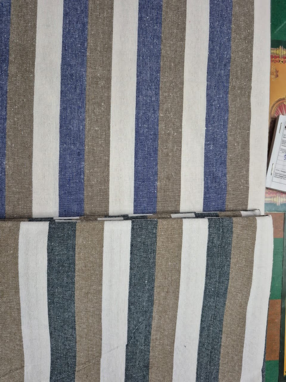 ST 60x90 Combed Cotton Stripe Bed Sheet - Model 17